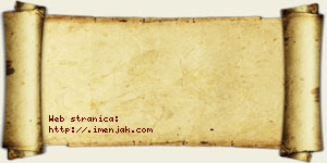 Anđela Panjković vizit kartica